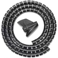 ORGANIZADOR DE CABLE EN ESPIRAL 25MM NEGRO 3.0M AISENS A151-0605