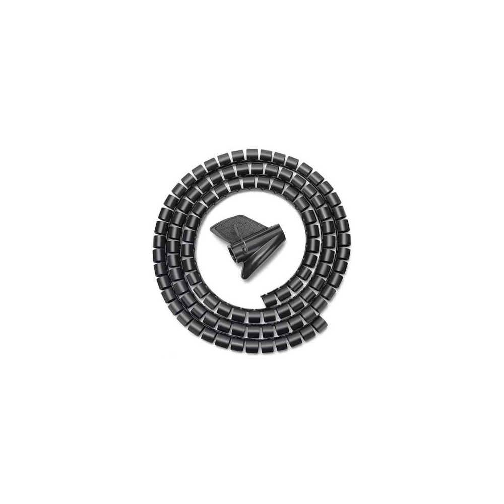 ORGANIZADOR DE CABLE EN ESPIRAL 25MM NEGRO 3.0M AISENS A151-0605