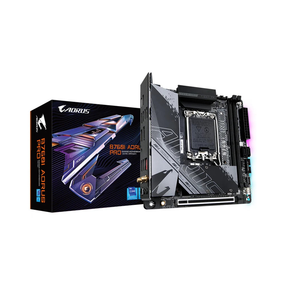 PLACA BASE GIGABYTE B760I AORUS PRO MINI-ITX 2XDDR5 HDMI + DP