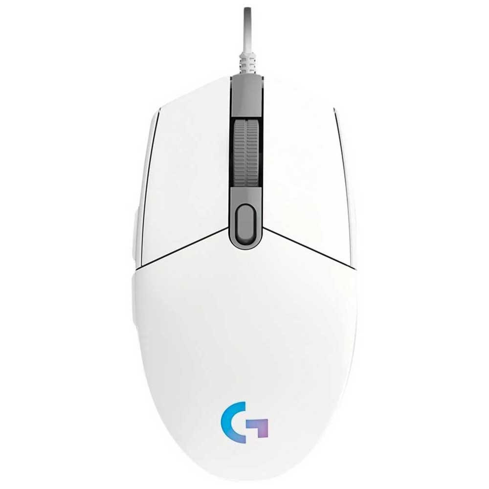 RATON GAMING LOGITECH G102 LIGHTSYNC 8000DPI BLANCO 910-005824