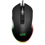 Ratón USB Gaming RGB (Iluminación) COOL Austin Negro