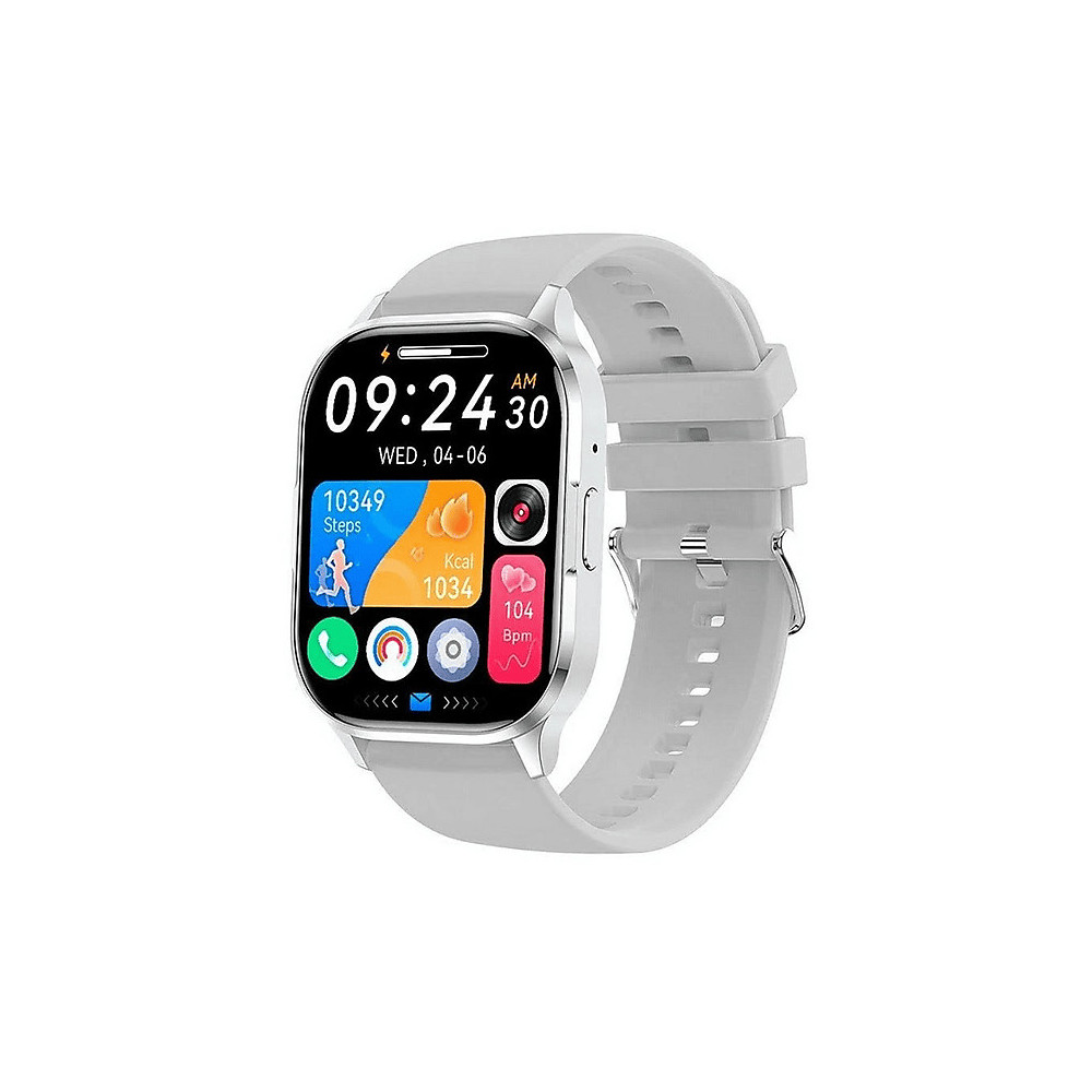 Smartwatch COOL Delta Silicona Gris (Amoled, Llamadas, Salud, Deporte)