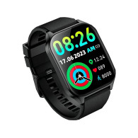 Smartwatch COOL Pantalla Amoled Curved Silicona Negro (Llamadas, Salud, Deporte)