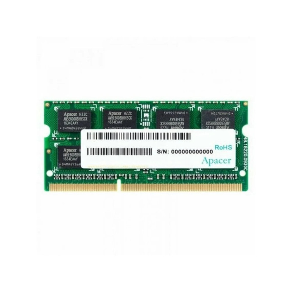 SODIMM 8GB. PORTATIL DDR3L 1600MHZ CL11 1.35V APACER DV.08G2K.KAM