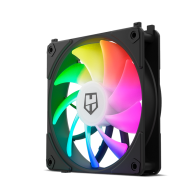 VENTILADOR 12X12 12CM NOX EASY LINK ARGB NEGRO