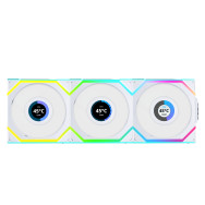 Ventilador Lian Li Uni Fan SL LCD ARGB 120mm Triple Pack Wireless Blanco