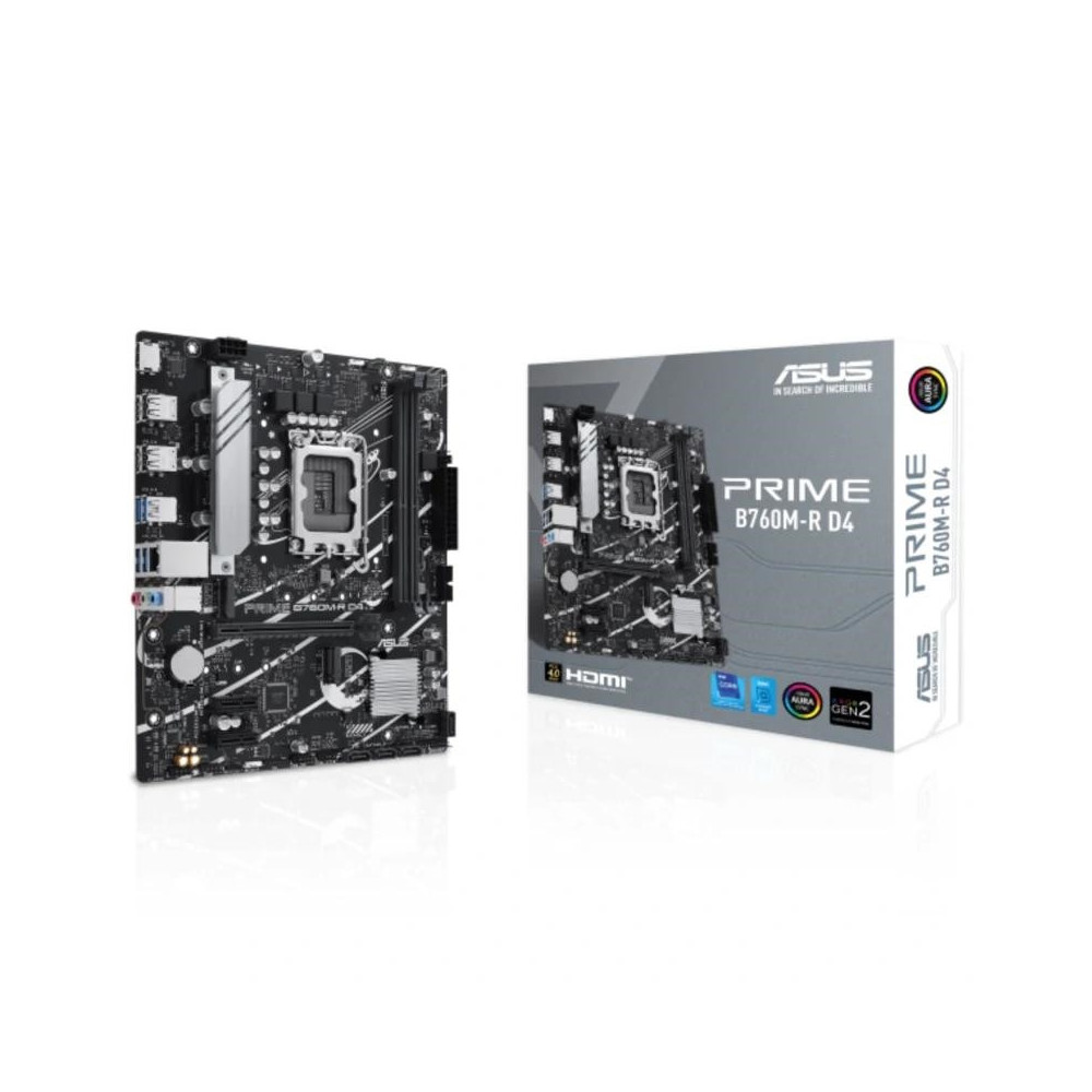 PLACA BASE ASUS PRIME B760M-R D4 DDR4 MICROATX