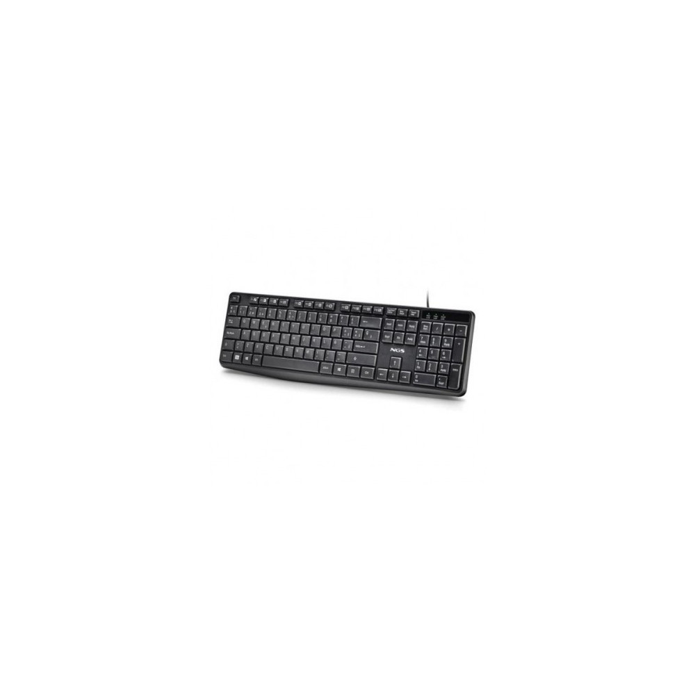 TECLADO NGS FUNKY V4 USB 12 TECLAS MULTIMEDIA NEGRO