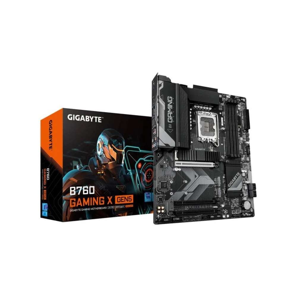 PB S1700 GIGABYTE B760 GAMING X GEN5 4DDR5 PCIE4 4SATA3 M2 LAN HDMI DP ATX