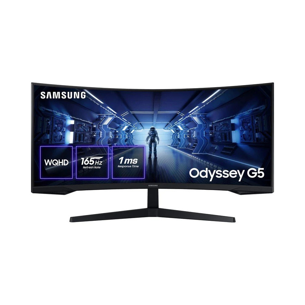 Monitor Samsung Odyssey G5 LC34G55TWWPXEN 34" VA QHD 165Hz FreeSync Curvo