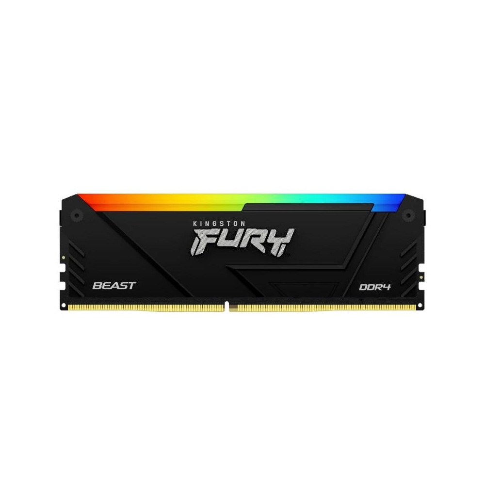 DIMM DDR4 8GB 3200GHZ. KINGSTON FURY BEAST RGB KF432C16BB2A/8