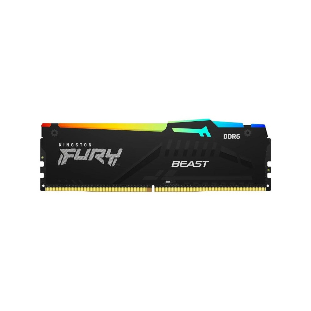 DIMM DDR5 16GB 5600GHZ. KINGSTON FURY BEAST RGB KF556C40BBA-16