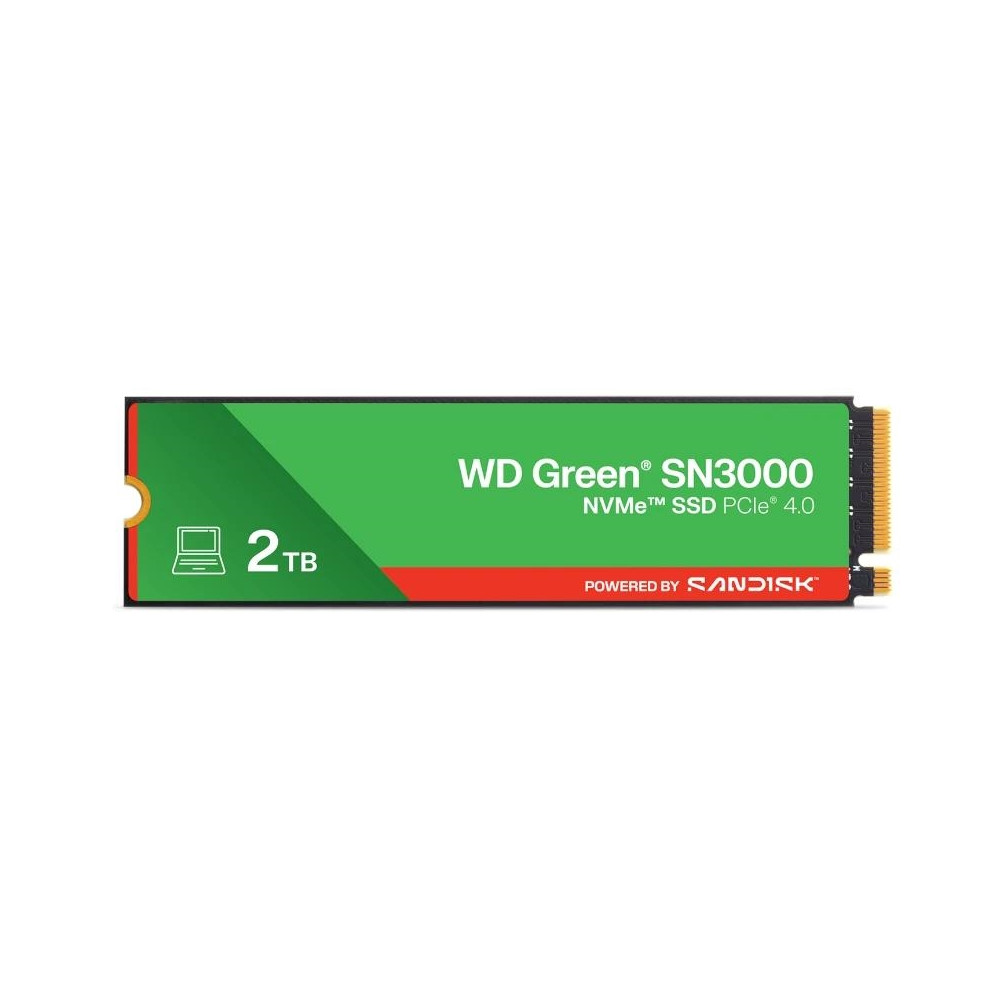 SSD 2TB M.2 2280 WESTERN DIGITAL WD GREEN SN3000 NVME PCIE 4.0