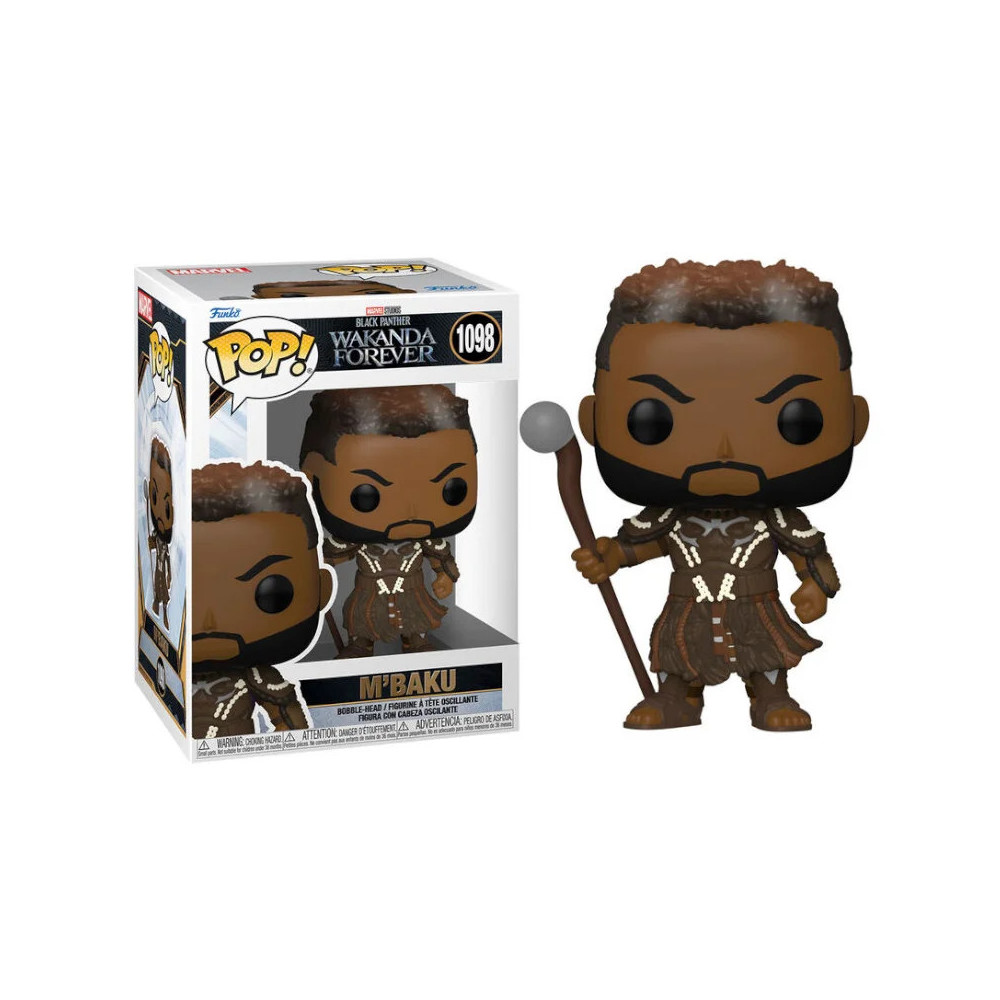 FUNKO POP MARVEL BLACK PANTHER WAKANDA FOREVER  MBAKU 63942