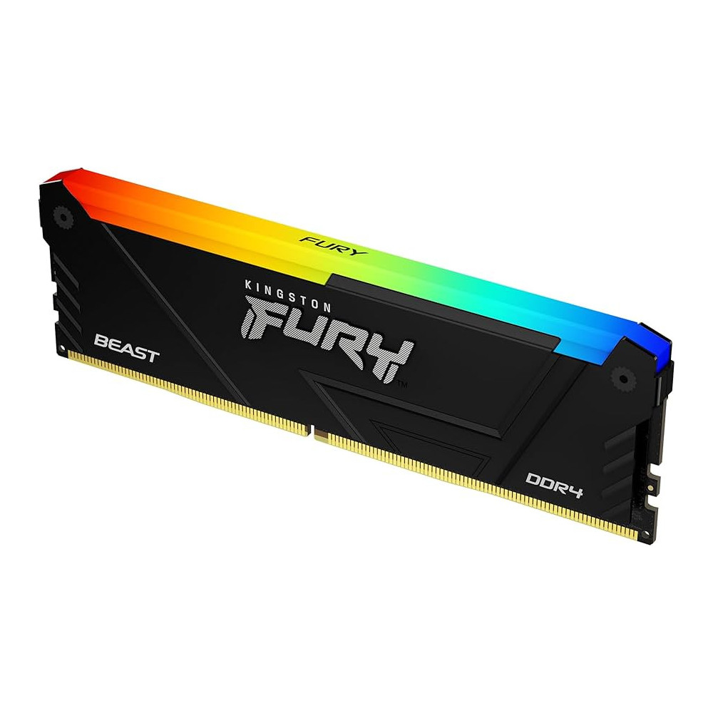 DIMM DDR4 16GB 3600GHZ. KINGSTON FURY BEAST RGB KF436C18BB2A/16