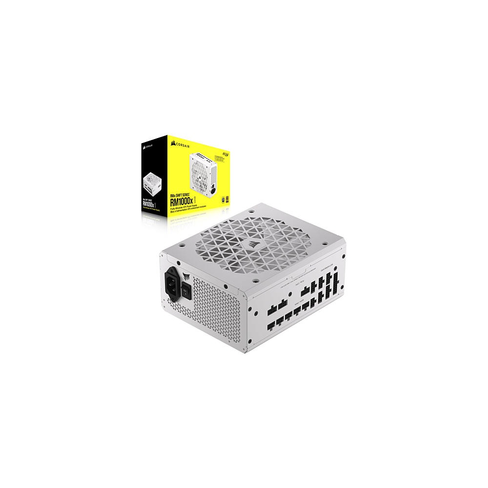 FUENTE CORSAIR RM1000X Shift White 80 Plus Gold 1000W ATX 3.1 PCIE 5.1 Modular