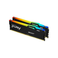 Kingston FURY Beast Negro RGB 32GB (2x16GB) 6000MT/s DDR5 CL36 DIMM Memoria gamer para Ordenadores de sobremesa Kit de 2- KF560C