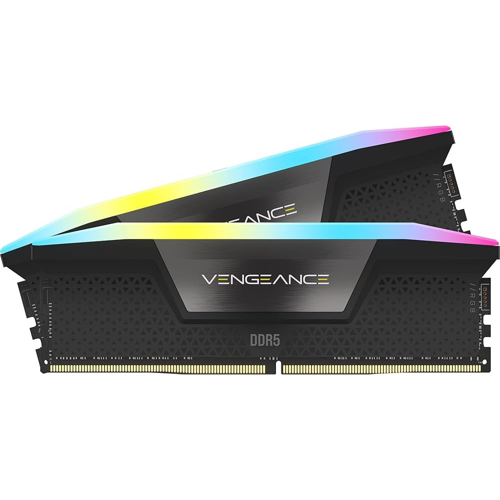 Memoria DDR5 Corsair Vengeance RGB 96GB 2x48GB 5200MHz CL38 XMP Negro