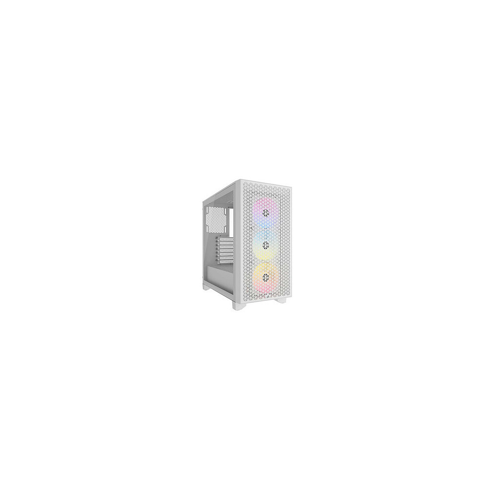 SEMITORRE GAMING CORSAIR 3000D RGB CC-9011256-WW SIN FUENTE BLANCO