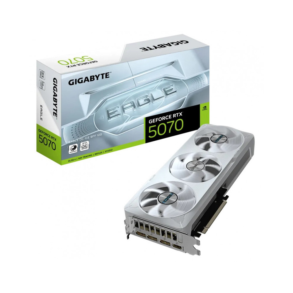 Tarjeta Gráfica Gigabyte GeForce RTX 5070 EAGLE OC ICE SFF 12GB GDDR7 DLSS4