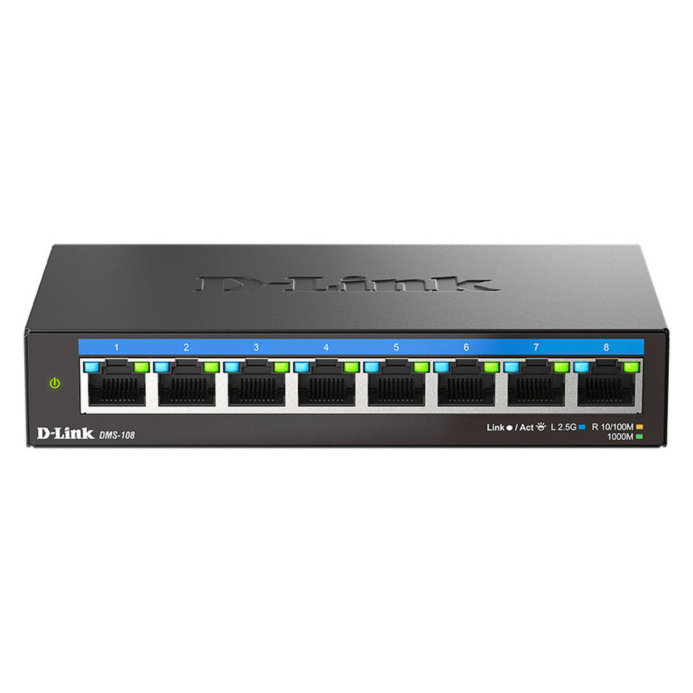 SWITCH D-LINK 8P DMS-108E 10/100/1000/2.5G DMS-108/E