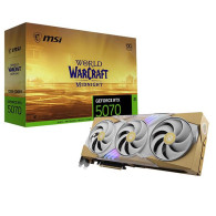 Tarjeta Gráfica MSI GeForce RTX 5070 World of Warcraft MIDNIGHT LIGHT EDITION OC 12GB GDDR7 DLSS4