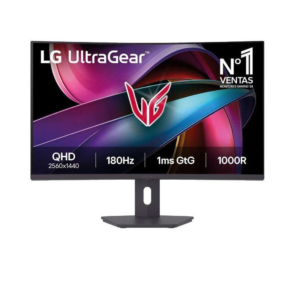 MONITOR GAMING 31.5" CURVO LG ULTRAGEAR 32G600A-B QHD 1MS 180HZ VA NEGRO