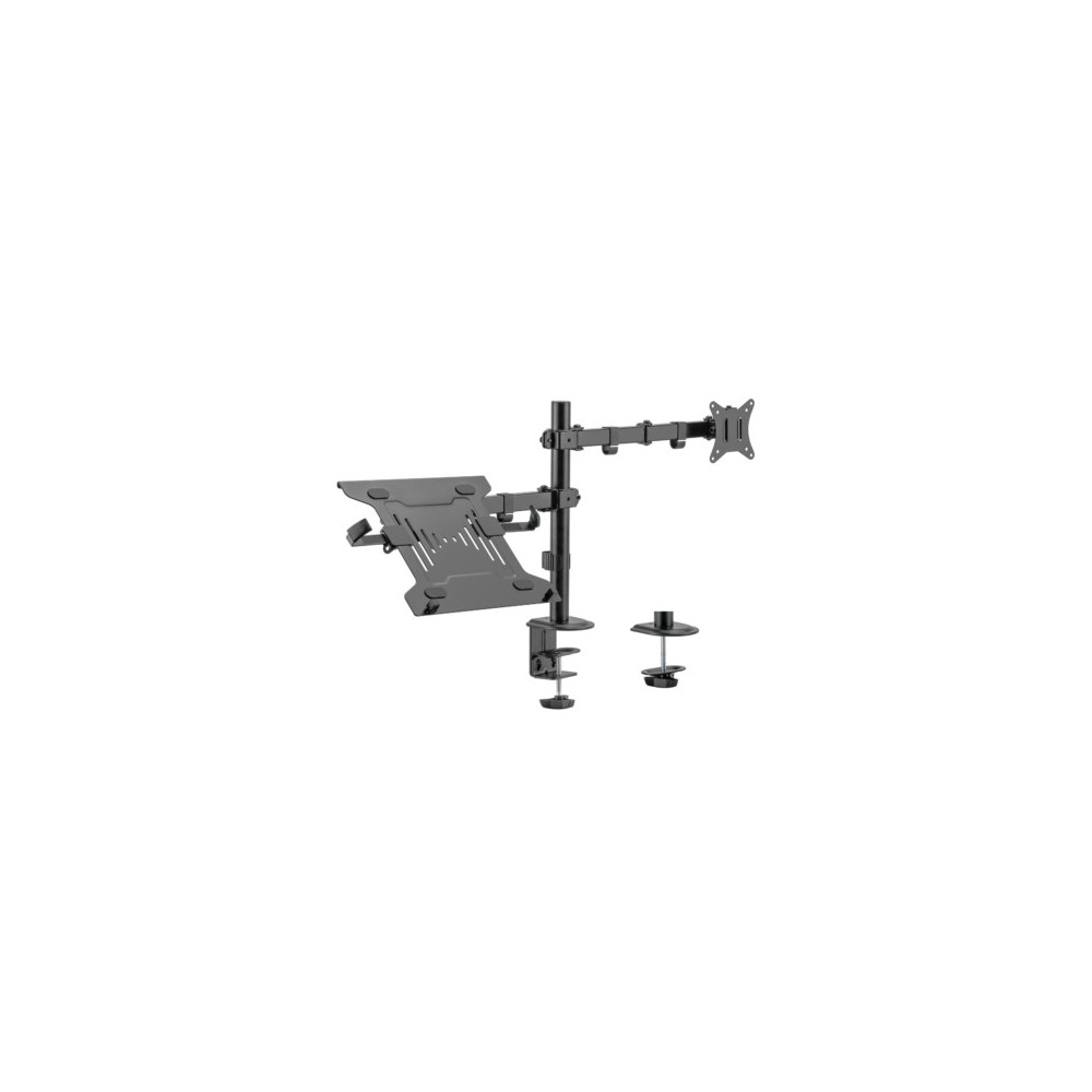Soporte Aisens DTL32TSR-193 De Mesa Para Portátil/Monitor/TV Hasta 9kg Negro
