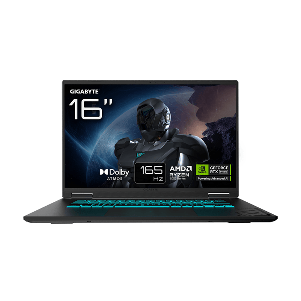 Portátil Gigabyte Gaming A16 GA63WHAB7W AMD Ryzen 7 260 RTX 5070 32GB 1TB 16" FreeDOS