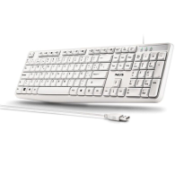 TECLADO NGS HERITAGE USB 12 TECLAS MULTIMEDIA BLANCO