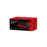 SWITCH MERCUSYS 8P 101001000 MS108G NEGRO-ROJO