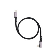 CABLE USB-C ACODADO M/M 3.2 GEN2 100W 4K/60Hz 1 M NANOCABLE 10.01.4701
