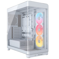 CAJA ATX SEMITORRE CORSAIR FRAME 4500X LX-R ARGB CRISTAL TEMPLADO BLANCA