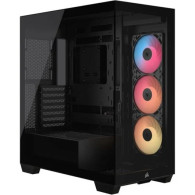 CAJA ATX SEMITORRE CORSAIR 3500X RS-R ARGB CRISTAL TEMPLADO NEGRA
