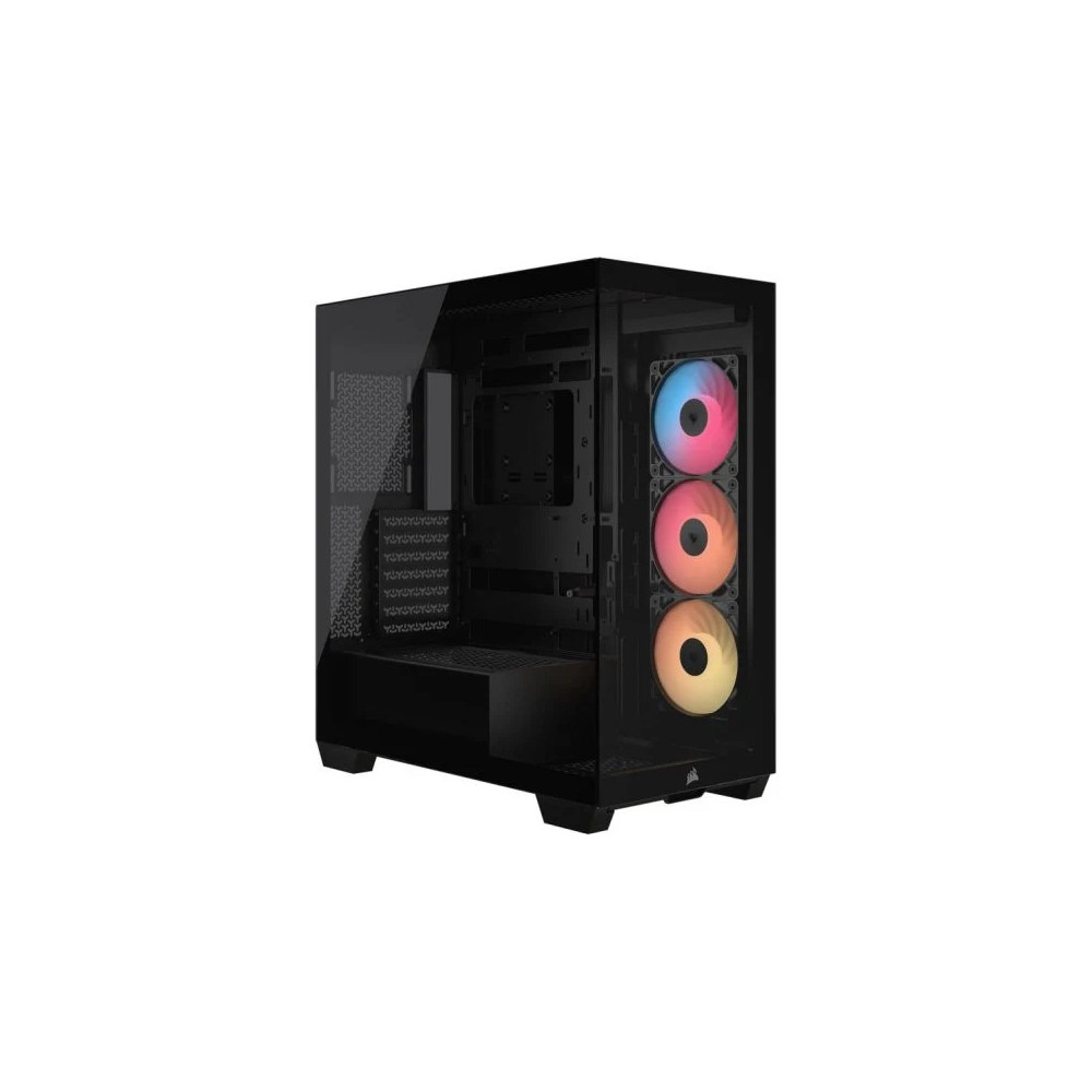 CAJA ATX SEMITORRE CORSAIR 3500X RS-R ARGB CRISTAL TEMPLADO BLANCA