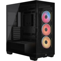 CAJA ATX SEMITORRE CORSAIR 3500X LX-R ARGB ICUE CRISTAL TEMPLADO NEGRA