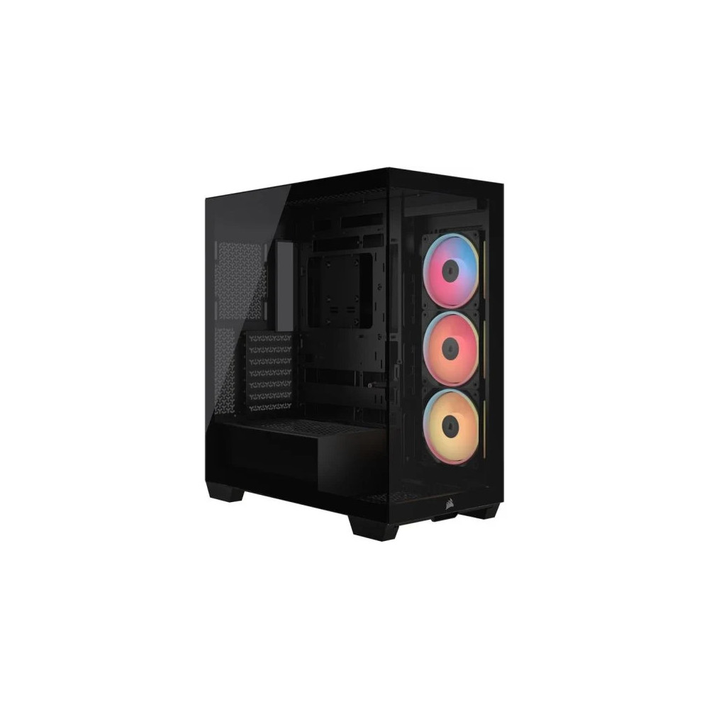 CAJA ATX SEMITORRE CORSAIR 3500X LX-R ARGB ICUE CRISTAL TEMPLADO NEGRA