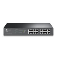 SWITCH TP-LINK 16P 8X10/100/1000(PoE)+ 8x10/10/1000 RACK TL-SG1016PE