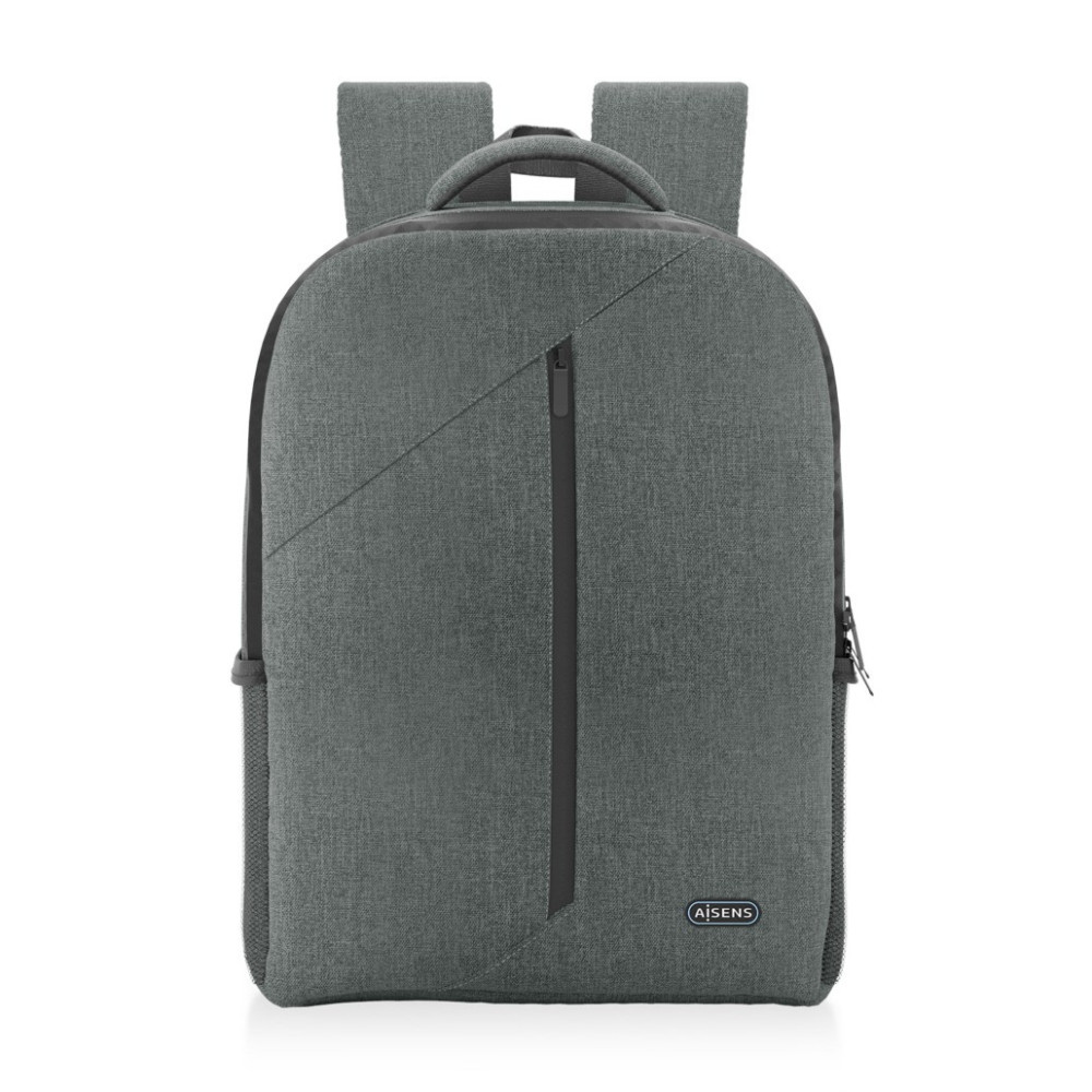 BOLSA MOCHILA PORTATIL 15.6 PREMIUM GRIS AISENS ASBG-BP084-GR