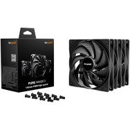 Ventilador be quiet! Pure Wings 3 140mm Triple Pack HS Negro