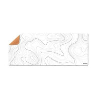 Alfombrilla Phoenix Stratos Cuero 90x 40cm Base Corcho Negro/Blanco