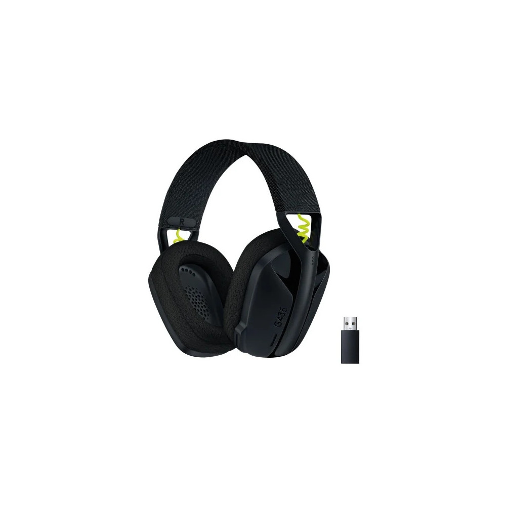 AURICULARES GAMING INALAMBRICO LOGITECH G435 BLUETOOTH NEGRO 981-001050
