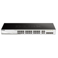 SWITCH D-LINK 24P DGS-1210-28MP/E 10/100/100(POE)+ 4 GIGABIT SFP SOBREMESA