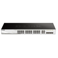 SWITCH D-LINK 24P DGS-1210-28MP/E 10/100/100(POE)+ 4 GIGABIT SFP SOBREMESA