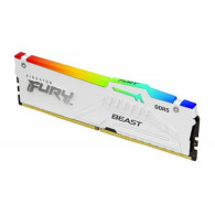 Memoria DDR5 Kingston Fury Beast RGB 32GB 1x32GB 6000MHz CL30 EXPO-XMP Blanco