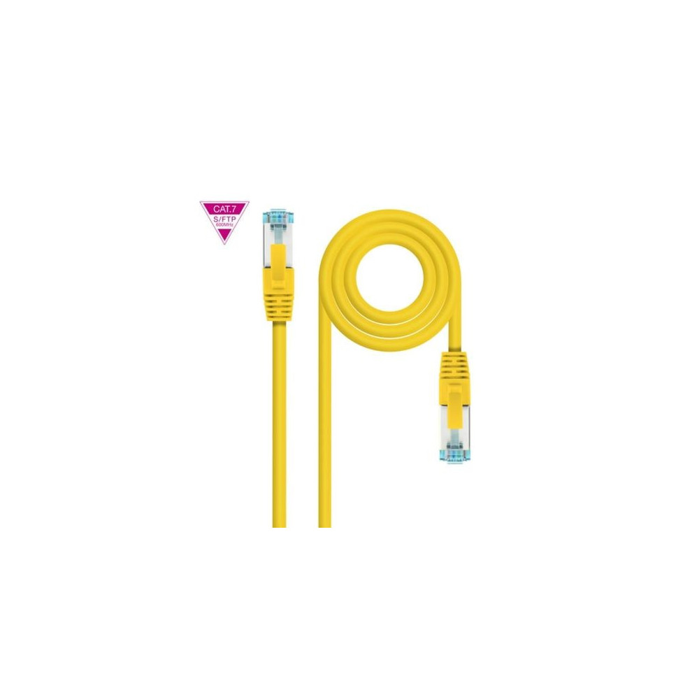 CABLE RED LATIGUILLO CAT.7 LSZH SFTP PIMF AWG26 AMARILLO 0.5 M 10.20.1700-Y
