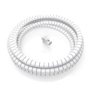 ORGANIZADOR DE CABLE EN ESPIRAL 25MM BLANCO 1.0M AISENS A151-0917