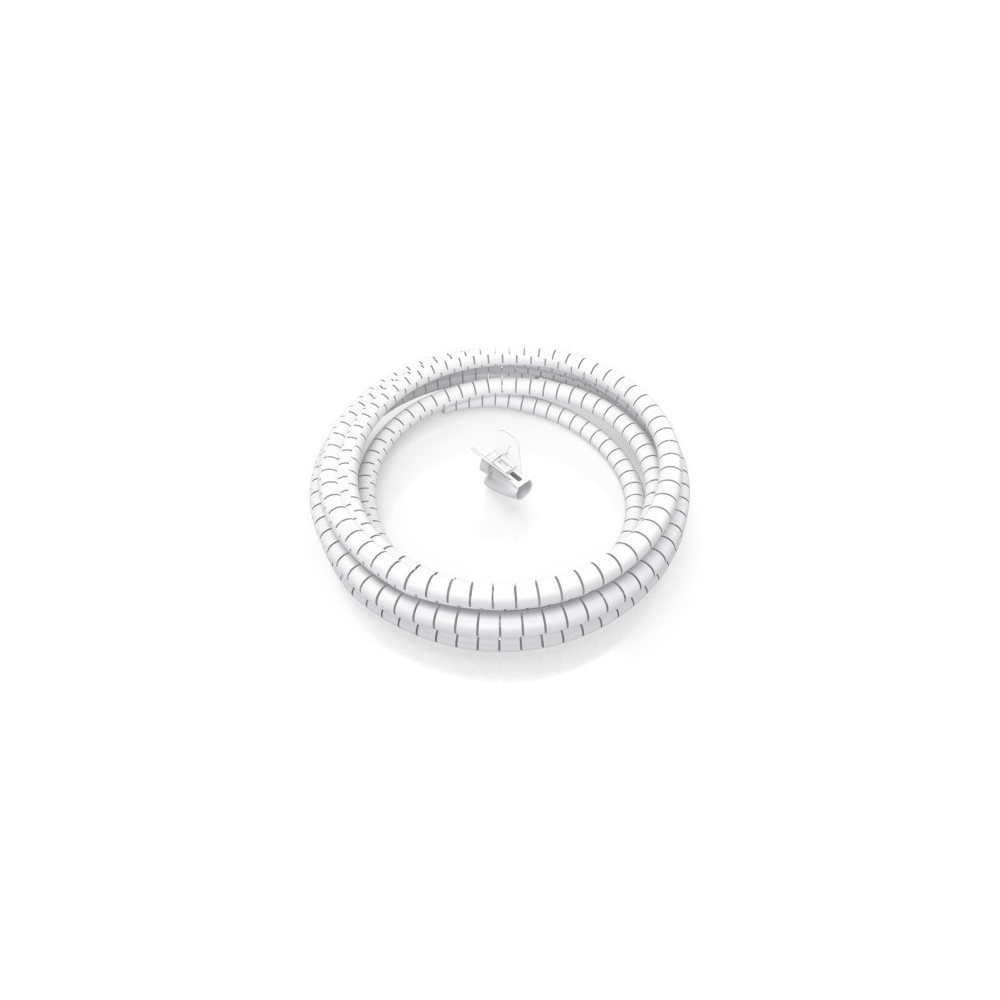 ORGANIZADOR DE CABLE EN ESPIRAL 25MM BLANCO 1.0M AISENS A151-0917