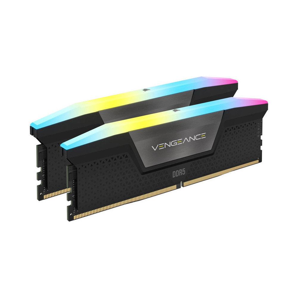 Memoria DDR5 Corsair Vengeance RGB 16GB 16GB 6000MHz CL38 XMP Negro