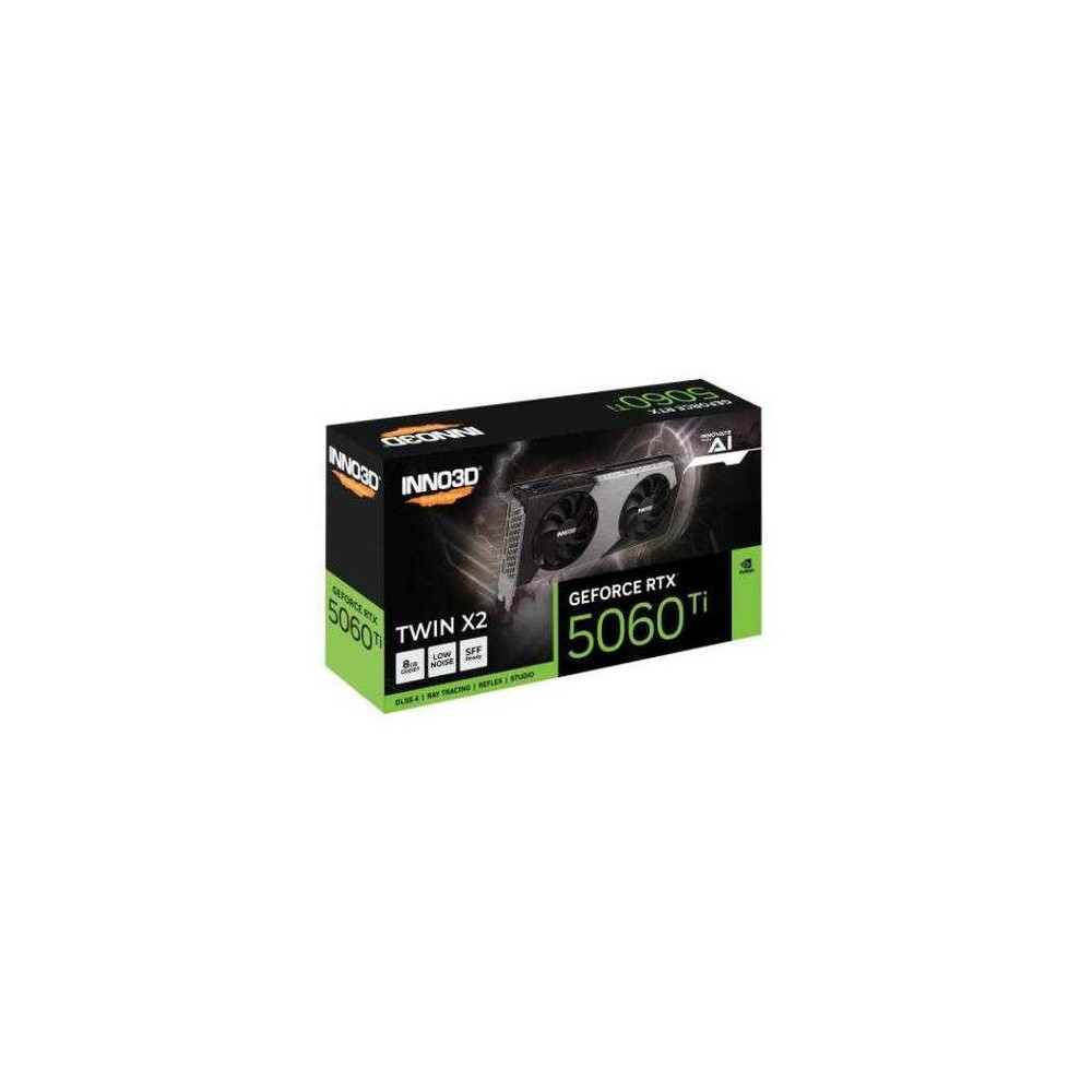 Tarjeta Gráfica INNO3D GeForce RTX 5060 Ti TWIN X2 8GB GDDR7 DLSS4